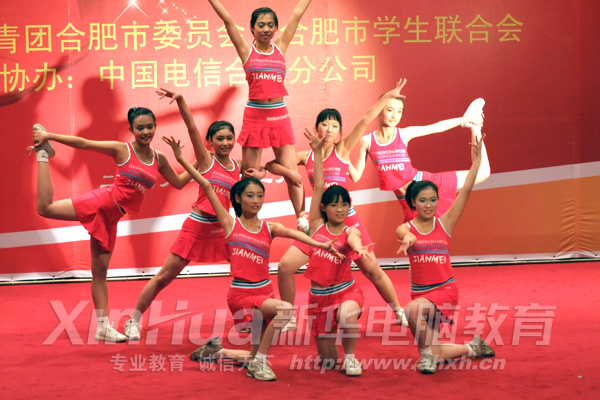 精彩的健美操表演