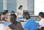 這位同學正在向大家陳述自己的設計思路