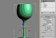 3dsmax  制作酒杯效果