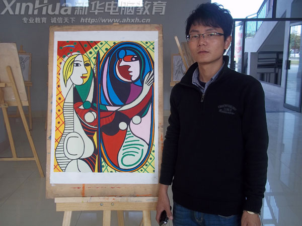 藝風美協的社員和他展覽的作品