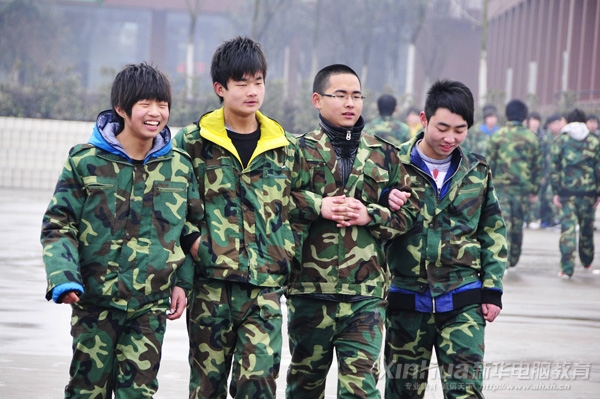 深厚的友誼從軍訓開始了