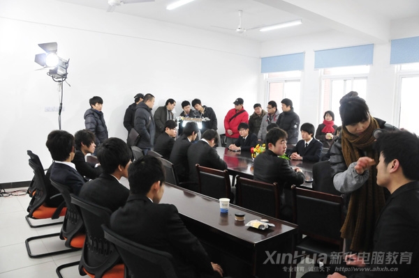 會(huì)議室拍攝現(xiàn)場