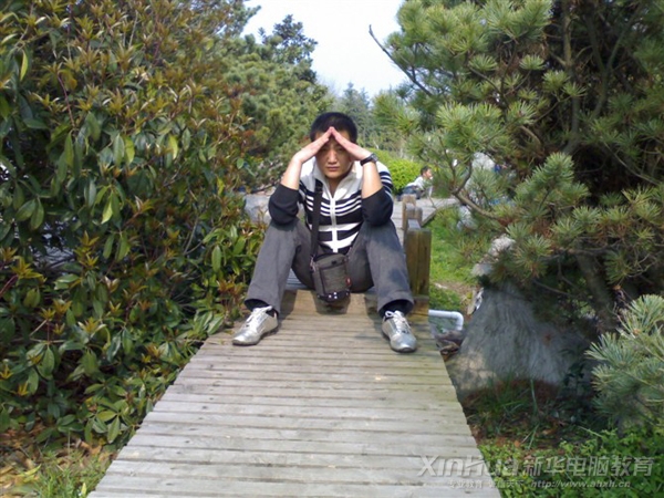 生活中陽光俏皮的張旭宙