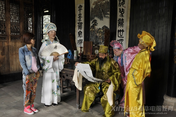 “新生年華微型劇”古裝戲拍攝現(xiàn)場