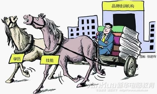 新華電腦專修學院,學歷教育和技能教育雙管齊下