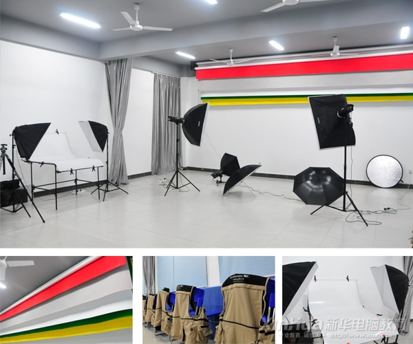 動漫游戲學院里配有國內先進的攝影工作室