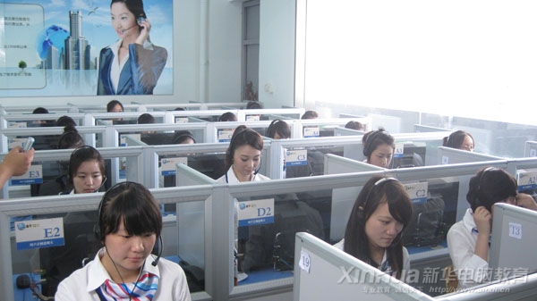 呼叫中心拍攝場景