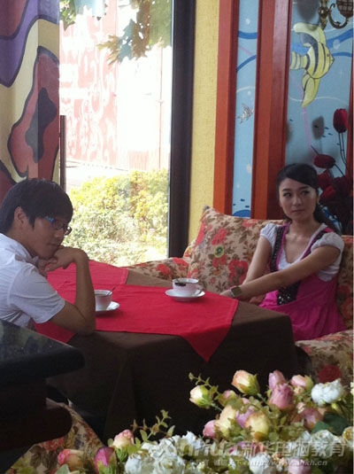 我院學(xué)生與女主角上演對手戲