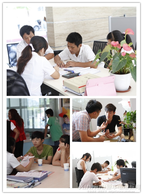 新生報名工作正在有序進行中