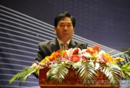 四季青商業管理有限公司董事長吳成權在大會上致辭