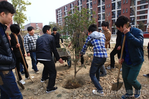 植樹節(jié)活動(dòng)現(xiàn)場(chǎng)