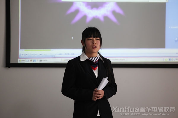 學生選手激情四射的演講中