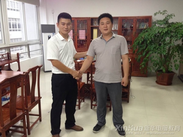 新華與天之皓企業洽談合作