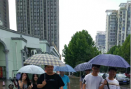雨中不減面試激情